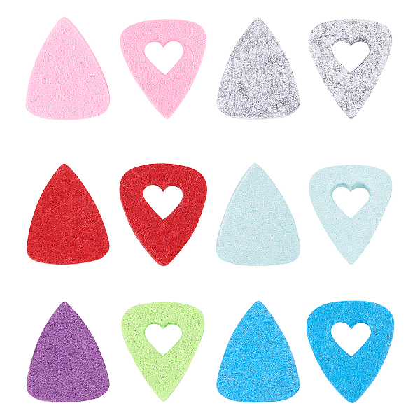 PandaHall CHGCRAFT 24Pcs 12 Styles Felt Guitar Picks, Plectrum Guitar Accessories, Triangle, Mixed Color, 30.5x25~26x3mm, 2pcs/style Fibre..., Multicolor
PandaHall CHGCRAFT 24Pcs 12 Styles Felt Guitar Picks, Plectrum Guitar Accessories, Triangle, Mixed Color, 30.5x25~26x3mm, 2pcs/style Fibre..., Multicolor