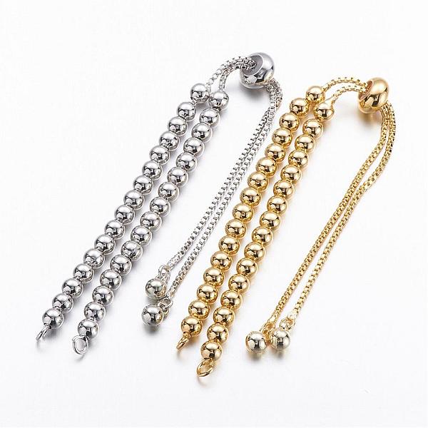 PandaHall Brass Chain Bracelet Making, Slider Bracelets Making, Cadmium Free & Nickel Free & Lead Free, Mixed Color, 9 inch(230mm), Hole...
PandaHall Brass Chain Bracelet Making, Slider Bracelets Making, Cadmium Free & Nickel Free & Lead Free, Mixed Color, 9 inch(230mm), Hole...
