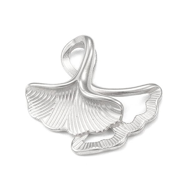 PandaHall 304 Stainless Steel Pendants, Ginkgo Leaf Charm, Stainless Steel Color, 16x17x4mm, Hole: 2x4mm 304 Stainless Steel Leaf
PandaHall 304 Stainless Steel Pendants, Ginkgo Leaf Charm, Stainless Steel Color, 16x17x4mm, Hole: 2x4mm 304 Stainless Steel Leaf