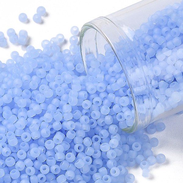 PandaHall TOHO Round Seed Beads, Japanese Seed Beads, Frosted, (146F) Ceylon Frost Glacier, 11/0, 2.2mm, Hole: 0.8mm, about 5555pcs/50g..., Blue
PandaHall TOHO Round Seed Beads, Japanese Seed Beads, Frosted, (146F) Ceylon Frost Glacier, 11/0, 2.2mm, Hole: 0.8mm, about 5555pcs/50g..., Blue