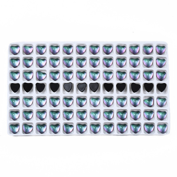 PandaHall Translucent K9 Glass Cabochons, Flat Back, Heart, Green, 7.5x8x4mm, about 84pcs/bag Glass Heart Green
PandaHall Translucent K9 Glass Cabochons, Flat Back, Heart, Green, 7.5x8x4mm, about 84pcs/bag Glass Heart Green