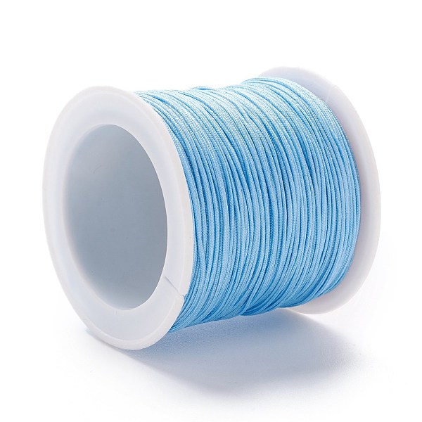 PandaHall Braided Nylon Thread, DIY Material for Jewelry Making, Light Sky Blue, 0.8mm, 100yards/roll Nylon
PandaHall Braided Nylon Thread, DIY Material for Jewelry Making, Light Sky Blue, 0.8mm, 100yards/roll Nylon
