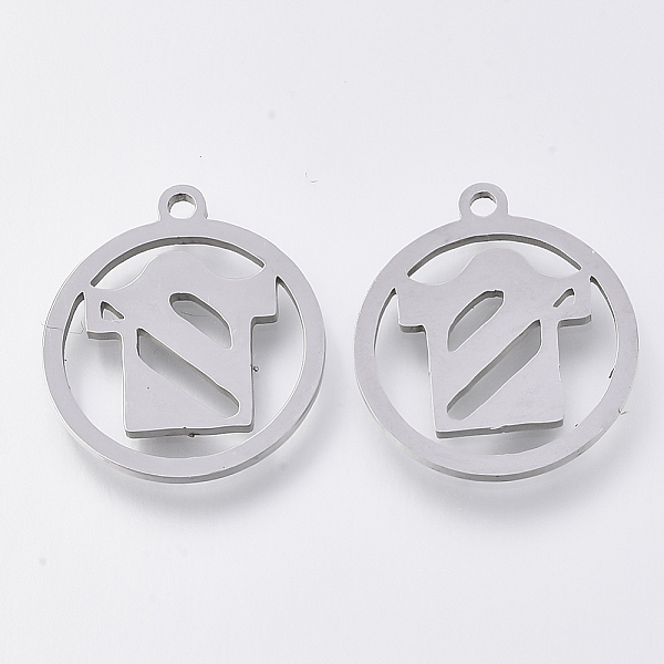 PandaHall 201 Stainless Steel Pendants, Laser Cut Pendants, Flat Round, Stainless Steel Color, 17.5x15.5x1mm, Hole: 1.2mm 201 Stainless...
PandaHall 201 Stainless Steel Pendants, Laser Cut Pendants, Flat Round, Stainless Steel Color, 17.5x15.5x1mm, Hole: 1.2mm 201 Stainless...