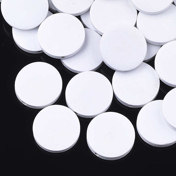 PandaHall Natural Pear Wood Beads, Dyed, Flat Round, White, 25x5mm, Hole: 2mm Wood Flat Round White
PandaHall Natural Pear Wood Beads, Dyed, Flat Round, White, 25x5mm, Hole: 2mm Wood Flat Round White