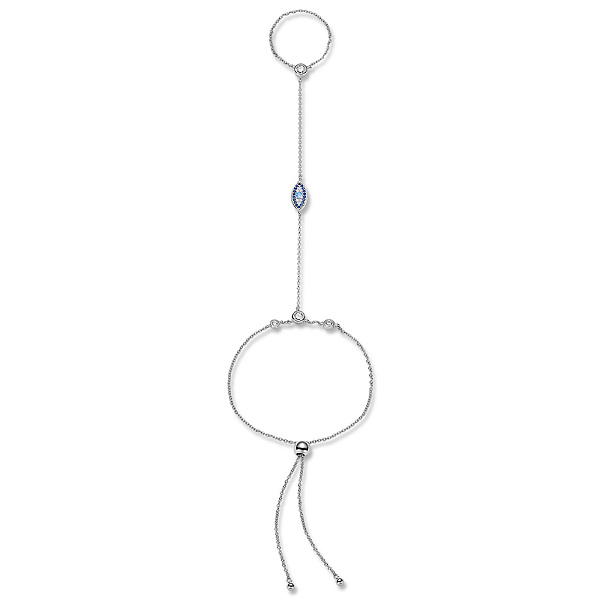 PandaHall SHEGRACE Rhodium Plated 925 Sterling Silver Slider Anklets, Barefoot Sandles, with Grade AAA Cubic Zirconia, Horse Eye, Platinum..., Blue
PandaHall SHEGRACE Rhodium Plated 925 Sterling Silver Slider Anklets, Barefoot Sandles, with Grade AAA Cubic Zirconia, Horse Eye, Platinum..., Blue