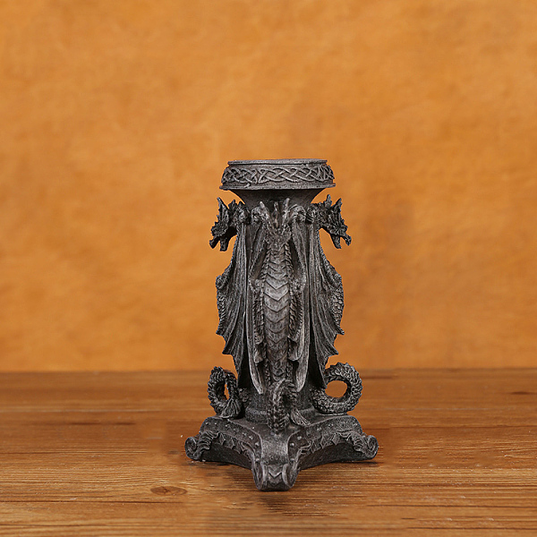 PandaHall Halloween Theme Resin Candle Holder, Dragon, Dragon, 9.5x8.5x15cm Resin Dragon
PandaHall Halloween Theme Resin Candle Holder, Dragon, Dragon, 9.5x8.5x15cm Resin Dragon