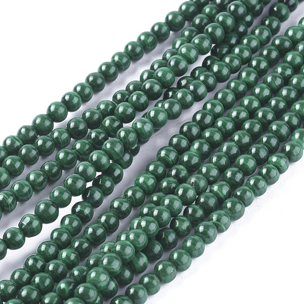 PandaHall Natural Malachite Bead Strands, Round, 4mm, Hole: 1mm, about 90pcs/strand, 15.83 inch(40.2cm) Malachite Round
PandaHall Natural Malachite Bead Strands, Round, 4mm, Hole: 1mm, about 90pcs/strand, 15.83 inch(40.2cm) Malachite Round