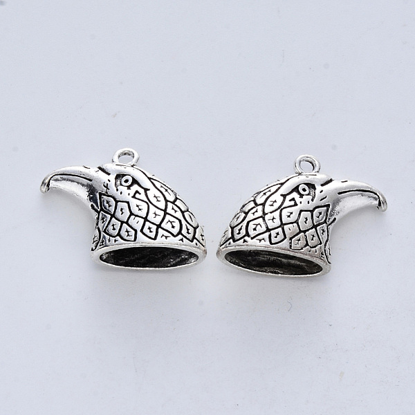 PandaHall Tibetan Style Alloy Pendants, Cadmium Free & Lead Free, Eagle Head, Antique Silver, 19x23x8mm, Hole: 1.8mm, about 85pcs/500g Alloy...
PandaHall Tibetan Style Alloy Pendants, Cadmium Free & Lead Free, Eagle Head, Antique Silver, 19x23x8mm, Hole: 1.8mm, about 85pcs/500g Alloy...