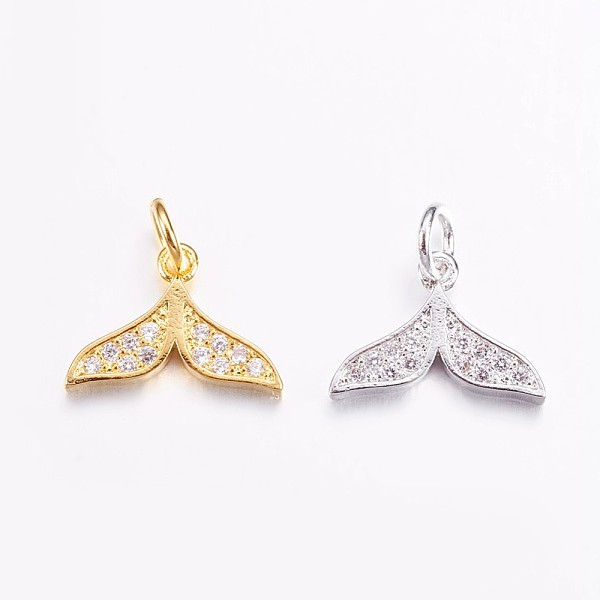 PandaHall Brass Micro Pave Cubic Zirconia Charms, Tail Shape, Mixed Color, 8.5x12x1.5mm, Hole: 3mm Brass+Cubic Zirconia Others Clear
PandaHall Brass Micro Pave Cubic Zirconia Charms, Tail Shape, Mixed Color, 8.5x12x1.5mm, Hole: 3mm Brass+Cubic Zirconia Others Clear