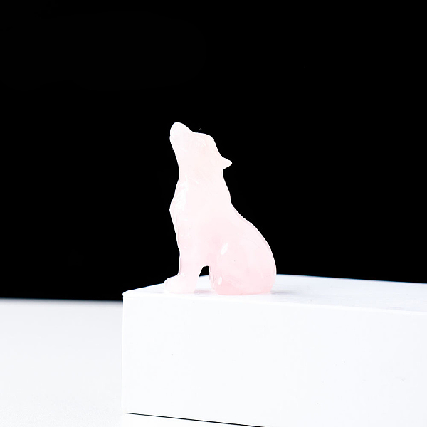 PandaHall Natural Rose Quartz Carved Healing Wolf Figurines, Reiki Stones Statues for Energy Balancing Meditation Therapy, 50mm Rose Quartz...
PandaHall Natural Rose Quartz Carved Healing Wolf Figurines, Reiki Stones Statues for Energy Balancing Meditation Therapy, 50mm Rose Quartz...