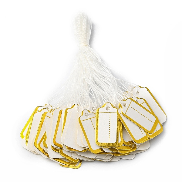 PandaHall Rectangle Blank Signs Sales Price Label Tags, for Retail Store Commerce Favors Display, with Cotton, Gold Color, Rectangle, 10.1cm...
PandaHall Rectangle Blank Signs Sales Price Label Tags, for Retail Store Commerce Favors Display, with Cotton, Gold Color, Rectangle, 10.1cm...