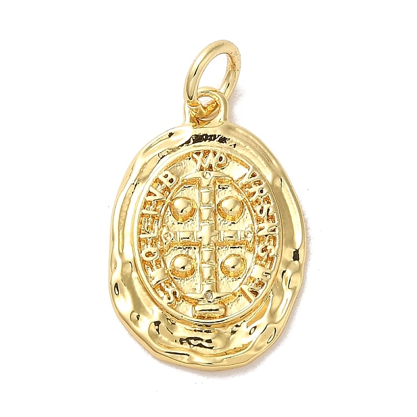 PandaHall Brass Pendants, with Jump Ring, Oval, Real 14K Gold Plated, 18x12x1.5mm, Hole: 3.5mm Brass Oval
PandaHall Brass Pendants, with Jump Ring, Oval, Real 14K Gold Plated, 18x12x1.5mm, Hole: 3.5mm Brass Oval
