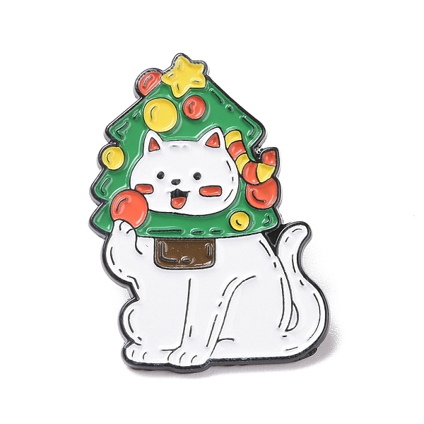 PandaHall Cat with Christmas Tree Enamel Pin, Cartoon Alloy Badge for Backpack Clothes, Electrophoresis Black, Colorful, 33x24x1.5mm, pin..., White
PandaHall Cat with Christmas Tree Enamel Pin, Cartoon Alloy Badge for Backpack Clothes, Electrophoresis Black, Colorful, 33x24x1.5mm, pin..., White