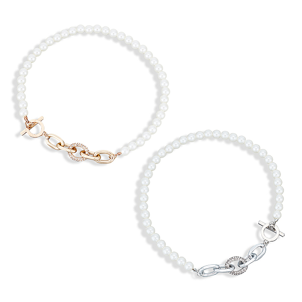 PandaHall ANATTASOUL 2Pcs 2 Colors ABS Plastic Pearl Beaded Necklaces Set for Women, Platinum & Light Gold, 19.09 inch(48.5cm), 1Pc/color...
PandaHall ANATTASOUL 2Pcs 2 Colors ABS Plastic Pearl Beaded Necklaces Set for Women, Platinum & Light Gold, 19.09 inch(48.5cm), 1Pc/color...