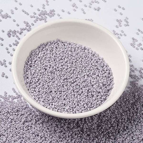 PandaHall MIYUKI Round Rocailles Beads, Japanese Seed Beads, 15/0, (RR2025) Matte Opaque Light Mauve, 1.5mm, Hole: 0.7mm, about 27777pcs/50g..., Purple
PandaHall MIYUKI Round Rocailles Beads, Japanese Seed Beads, 15/0, (RR2025) Matte Opaque Light Mauve, 1.5mm, Hole: 0.7mm, about 27777pcs/50g..., Purple