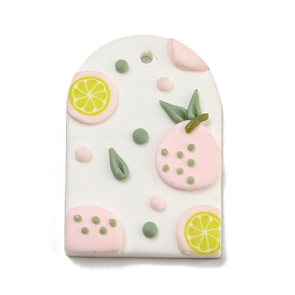 PandaHall Geometrical Shape with Fruit Handmade Polymer Clay Pendants, Arch, 36x24x5mm, Hole: 2mm Polymer Clay Arch
PandaHall Geometrical Shape with Fruit Handmade Polymer Clay Pendants, Arch, 36x24x5mm, Hole: 2mm Polymer Clay Arch
