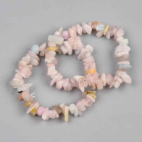PandaHall Unisex Chip Natural Morganite Beaded Stretch Bracelets, Inner Diameter: 1-3/4~2 inch(4.5~5cm) Morganite
PandaHall Unisex Chip Natural Morganite Beaded Stretch Bracelets, Inner Diameter: 1-3/4~2 inch(4.5~5cm) Morganite