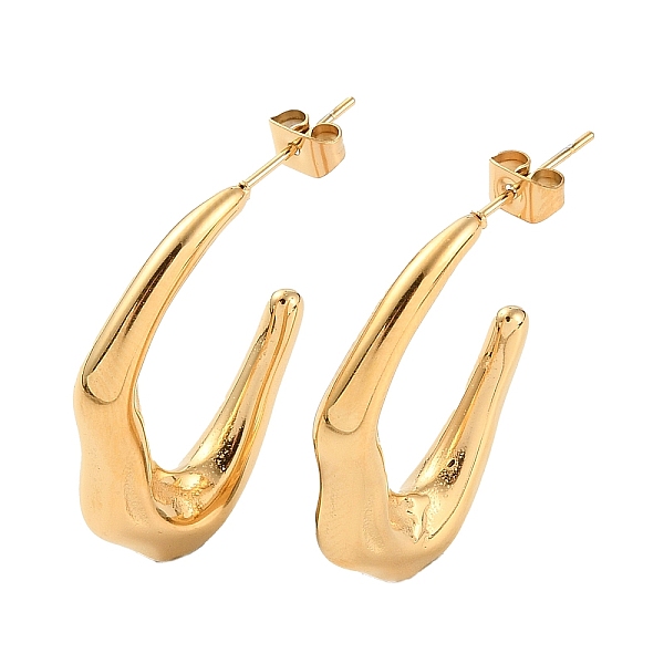 PandaHall Ion Plating(IP) 304 Stainless Steel Twist Teardrop Stud Earrings, Half Hoop Earrings for Women, Golden, 26x5mm 304 Stainless Steel...
PandaHall Ion Plating(IP) 304 Stainless Steel Twist Teardrop Stud Earrings, Half Hoop Earrings for Women, Golden, 26x5mm 304 Stainless Steel...