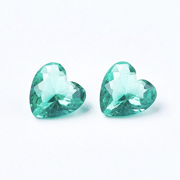PandaHall Cubic Zirconia Pointed Back Cabochons, Heart, Faceted, Medium Turquoise, 5x5x3mm Cubic Zirconia Heart Cyan
PandaHall Cubic Zirconia Pointed Back Cabochons, Heart, Faceted, Medium Turquoise, 5x5x3mm Cubic Zirconia Heart Cyan