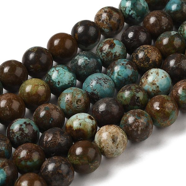 PandaHall Natural Turquoise Beads Strands, Round, 10mm, Hole: 0.8mm, about 38pcs/strand, 15.87''(40.3cm) Natural Turquoise Round
PandaHall Natural Turquoise Beads Strands, Round, 10mm, Hole: 0.8mm, about 38pcs/strand, 15.87''(40.3cm) Natural Turquoise Round