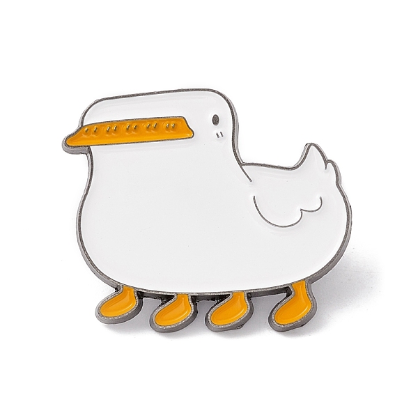 PandaHall Duck Enamel Pin, Cartoon Alloy Badge for Backpack Clothes, Gunmetal, White, 25.5x28.5x1.5mm, Pin: 1mm Alloy+Enamel White
PandaHall Duck Enamel Pin, Cartoon Alloy Badge for Backpack Clothes, Gunmetal, White, 25.5x28.5x1.5mm, Pin: 1mm Alloy+Enamel White