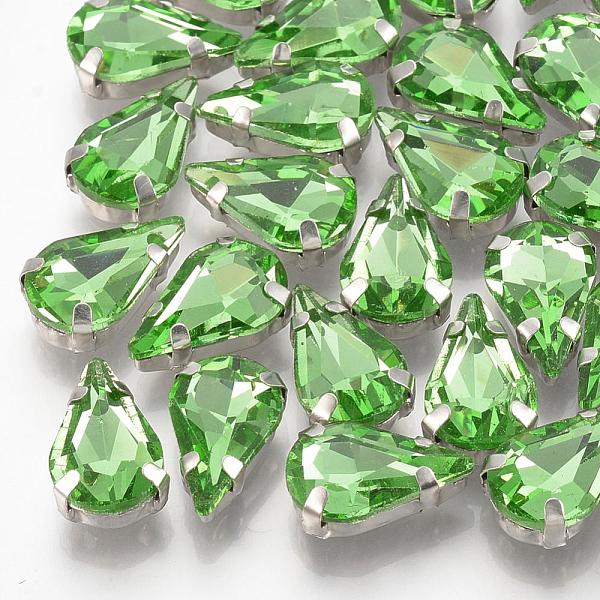 PandaHall Sew on Rhinestone, Multi-strand Links, Glass Rhinestone, with Brass Prong Settings, Garments Accessories, Faceted, teardrop..., Green
PandaHall Sew on Rhinestone, Multi-strand Links, Glass Rhinestone, with Brass Prong Settings, Garments Accessories, Faceted, teardrop..., Green