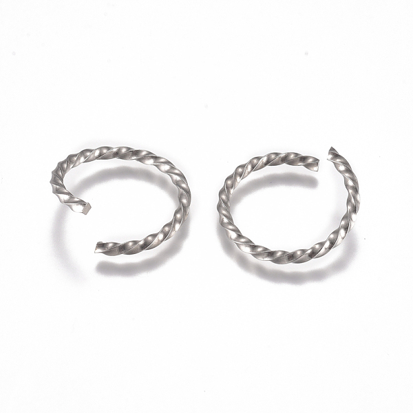PandaHall 304 Stainless Steel Twisted Jump Rings, Open Jump Rings, Round Ring, Stainless Steel Color, 12 Gauge, 20x2mm, Inner Diameter: 17mm...
PandaHall 304 Stainless Steel Twisted Jump Rings, Open Jump Rings, Round Ring, Stainless Steel Color, 12 Gauge, 20x2mm, Inner Diameter: 17mm...