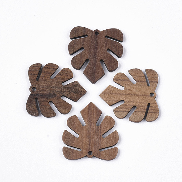 PandaHall Undyed Walnut Wood Pendants, Tropical Leaf Charms, Monstera Leaf, Saddle Brown, 29.5x28x2.5mm, Hole: 2mm Wood Leaf Brown
PandaHall Undyed Walnut Wood Pendants, Tropical Leaf Charms, Monstera Leaf, Saddle Brown, 29.5x28x2.5mm, Hole: 2mm Wood Leaf Brown
