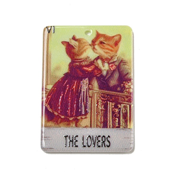 PandaHall Acrylic Pendants, Rectangle with Tarot, Cat Shape, 38.5x27x2mm, Hole: 1.8mm Acrylic Cat Shape
PandaHall Acrylic Pendants, Rectangle with Tarot, Cat Shape, 38.5x27x2mm, Hole: 1.8mm Acrylic Cat Shape