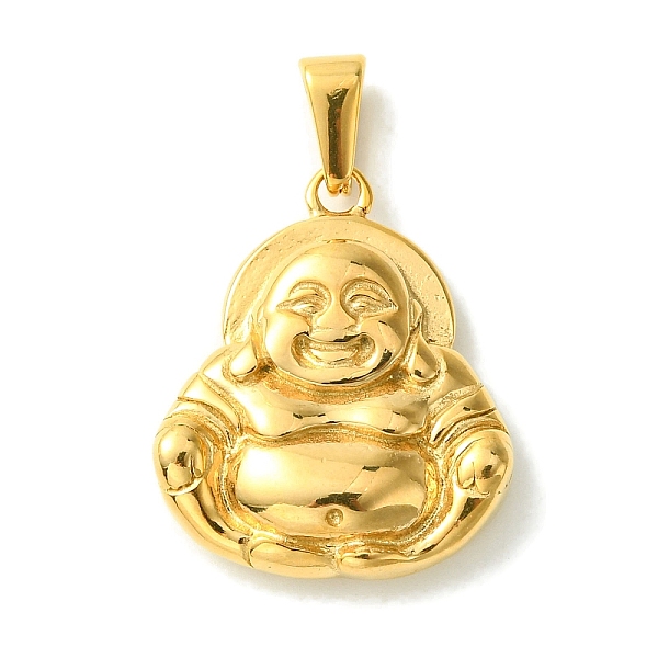 PandaHall Vacuum Plating 304 Stainless Steel Pendants, Buddha Charm, Golden, 26.5x21.5x6mm, Hole: 8.5x4.5mm 304 Stainless Steel Human
PandaHall Vacuum Plating 304 Stainless Steel Pendants, Buddha Charm, Golden, 26.5x21.5x6mm, Hole: 8.5x4.5mm 304 Stainless Steel Human