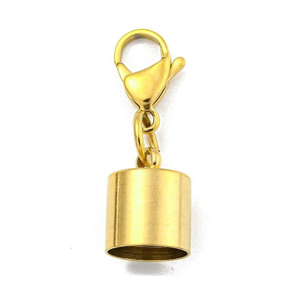 PandaHall 304 Stainless Steel Cord Ends, with Lobster Claw Clasps, Golden, 33mm, Inner Diameter: 10mm 304 Stainless Steel
PandaHall 304 Stainless Steel Cord Ends, with Lobster Claw Clasps, Golden, 33mm, Inner Diameter: 10mm 304 Stainless Steel