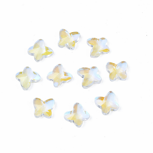 PandaHall Glass Rhinestone Cabochons, Nail Art Decoration Accessories, Faceted, Butterfly, Clear AB, 5x5x2mm Glass Butterfly White
PandaHall Glass Rhinestone Cabochons, Nail Art Decoration Accessories, Faceted, Butterfly, Clear AB, 5x5x2mm Glass Butterfly White