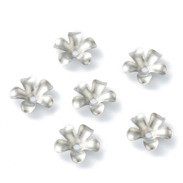PandaHall 304 Stainless Steel Bead Caps, 5-Petal, Flower, Stainless Steel Color, 9x9x2.2mm, Hole: 1.2mm 304 Stainless Steel
PandaHall 304 Stainless Steel Bead Caps, 5-Petal, Flower, Stainless Steel Color, 9x9x2.2mm, Hole: 1.2mm 304 Stainless Steel