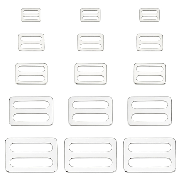 PandaHall Unicraftale 15Pcs 5 Style 304 Stainless Steel Slider Buckles, Adjustable Buckle Fasteners, for Strap Leathercraft Bag Belt...
PandaHall Unicraftale 15Pcs 5 Style 304 Stainless Steel Slider Buckles, Adjustable Buckle Fasteners, for Strap Leathercraft Bag Belt...