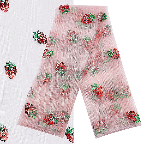 PandaHall GORGECRAFT 64.4 Inch Width Embroidered Strawberry Mesh Lace Fabric Beading Sequin Sewing Lace Trim Fabrics Embroidery Applique..., Pink
PandaHall GORGECRAFT 64.4 Inch Width Embroidered Strawberry Mesh Lace Fabric Beading Sequin Sewing Lace Trim Fabrics Embroidery Applique..., Pink