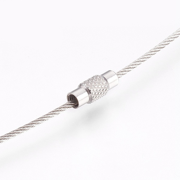 PandaHall 304 Stainless Steel Wrap Bracelets Making, Two Loops, with Clasps, Stainless Steel Color, 6-1/8 inch(15.5cm), 1.5mm Stainless...
PandaHall 304 Stainless Steel Wrap Bracelets Making, Two Loops, with Clasps, Stainless Steel Color, 6-1/8 inch(15.5cm), 1.5mm Stainless...