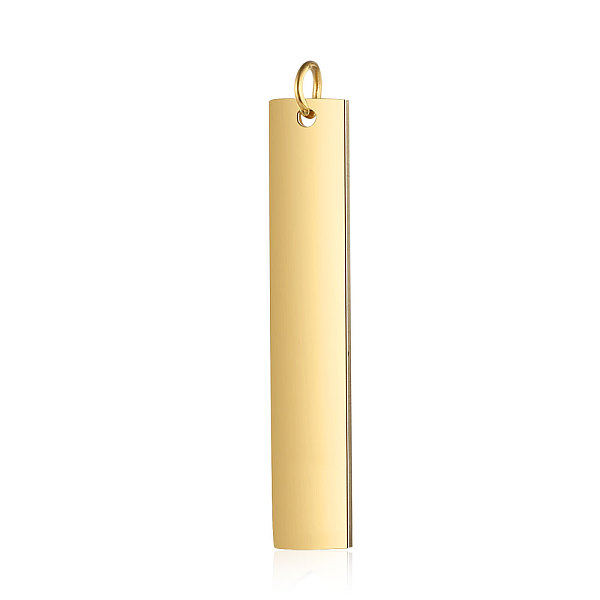 PandaHall 201 Stainless Steel Pendants, Manual Polishing, Rectangle, Stamping Blank Tag, Golden, 40x7x1.5mm, Hole: 3mm 201 Stainless Steel...
PandaHall 201 Stainless Steel Pendants, Manual Polishing, Rectangle, Stamping Blank Tag, Golden, 40x7x1.5mm, Hole: 3mm 201 Stainless Steel...