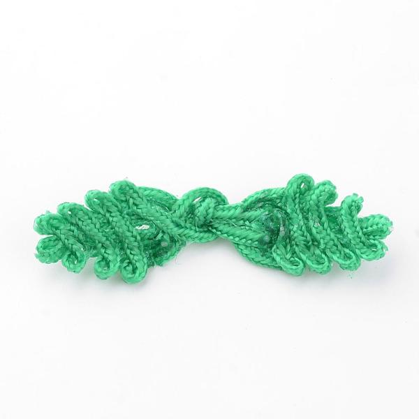PandaHall Handmade Chinese Frogs Knots Buttons Sets, Polyester Button, Palm, Spring Green, 64~76x19~23x3~4mm Polyester Palm Green
PandaHall Handmade Chinese Frogs Knots Buttons Sets, Polyester Button, Palm, Spring Green, 64~76x19~23x3~4mm Polyester Palm Green