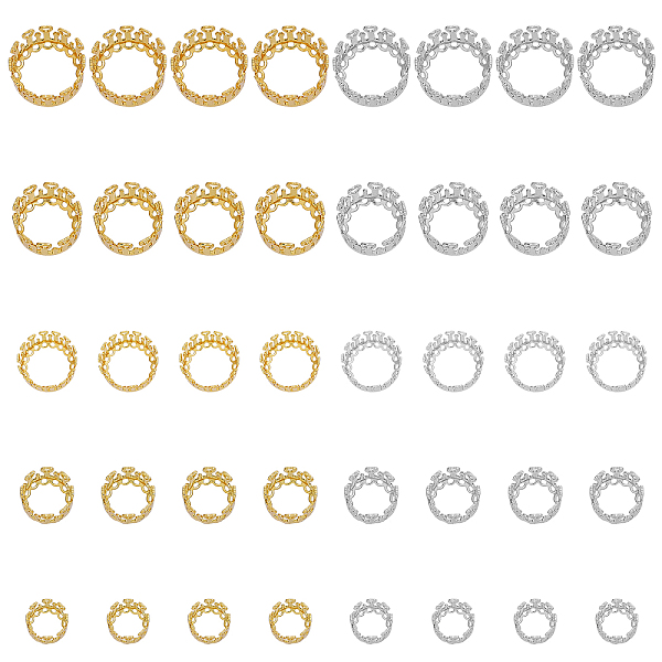 PandaHall CHGCRAFT 40Pcs 10 Style Brass Sew on Prong Settings, Filigree Open Back Claw Settings for Pointed Back Rhinestone, Flat Round...
PandaHall CHGCRAFT 40Pcs 10 Style Brass Sew on Prong Settings, Filigree Open Back Claw Settings for Pointed Back Rhinestone, Flat Round...