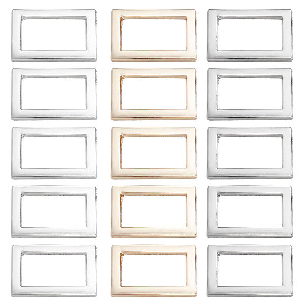 PandaHall GORGECRAFT 1 Box 3 Colors 15PCS Metal Flat Rectangle Rings Buckle 4/5"(20mm) Square Strap Webbing Belt Rings Rectangular Metal...
PandaHall GORGECRAFT 1 Box 3 Colors 15PCS Metal Flat Rectangle Rings Buckle 4/5"(20mm) Square Strap Webbing Belt Rings Rectangular Metal...