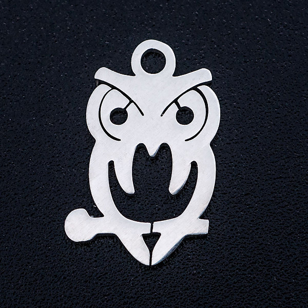 PandaHall 201 Stainless Steel Pendants, Stamping Blank Charms, Owl, Stainless Steel Color, 15x14x1mm, Hole: 1.5mm 201 Stainless Steel Owl
PandaHall 201 Stainless Steel Pendants, Stamping Blank Charms, Owl, Stainless Steel Color, 15x14x1mm, Hole: 1.5mm 201 Stainless Steel Owl