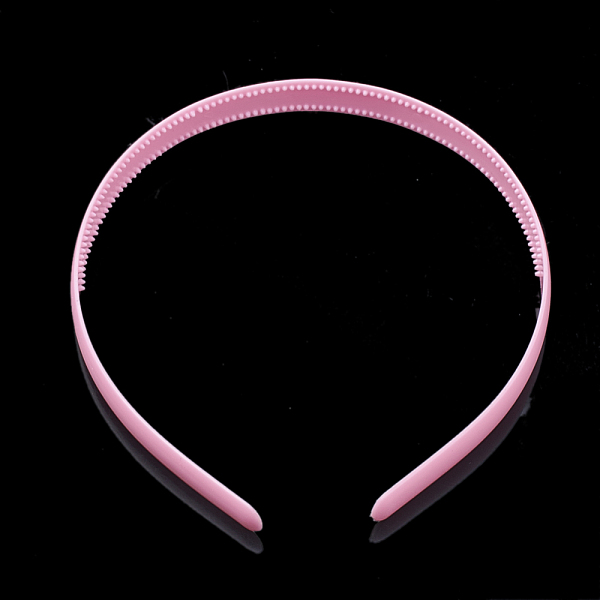 PandaHall Hair Accessories Plain Plastic Hair Band Findings, with Teeth, Pearl Pink, 114~120x12~12.5mm Plastic Pink
PandaHall Hair Accessories Plain Plastic Hair Band Findings, with Teeth, Pearl Pink, 114~120x12~12.5mm Plastic Pink