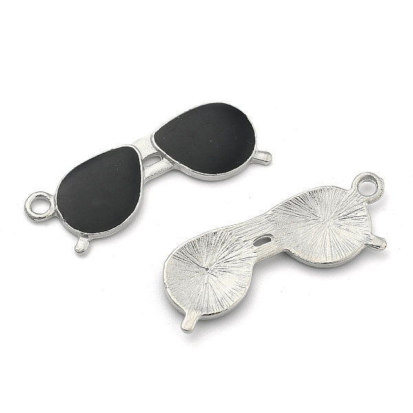 PandaHall Alloy Charms, with Enamel, SunGlasses/Spectacles, Black, Silver Color Plated, 11x32mm Alloy+Enamel Glasses Black
PandaHall Alloy Charms, with Enamel, SunGlasses/Spectacles, Black, Silver Color Plated, 11x32mm Alloy+Enamel Glasses Black