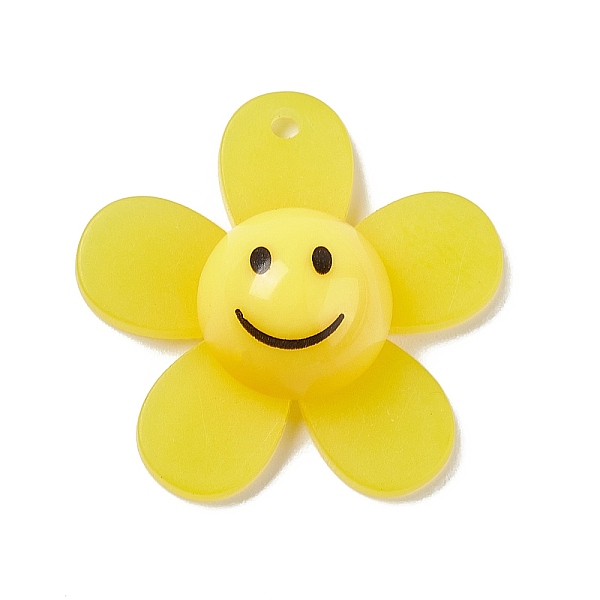 PandaHall Frosted Translucent Acrylic Pendants, Sunflower with Smiling Face Charm, Yellow, 29x30x9mm, Hole: 1.8mm Acrylic Flower Yellow
PandaHall Frosted Translucent Acrylic Pendants, Sunflower with Smiling Face Charm, Yellow, 29x30x9mm, Hole: 1.8mm Acrylic Flower Yellow