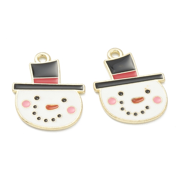 PandaHall Alloy Enamel Pendants, Christmas Snowman, White, Light Gold, 21x16x1mm, Hole: 1mm Alloy+Enamel Human White
PandaHall Alloy Enamel Pendants, Christmas Snowman, White, Light Gold, 21x16x1mm, Hole: 1mm Alloy+Enamel Human White