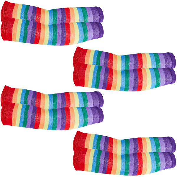 PandaHall Rainbow Stripe Cotton Long Oversleeves for Clothing Protector, Colorful, 500~630x101x5mm Cotton
PandaHall Rainbow Stripe Cotton Long Oversleeves for Clothing Protector, Colorful, 500~630x101x5mm Cotton