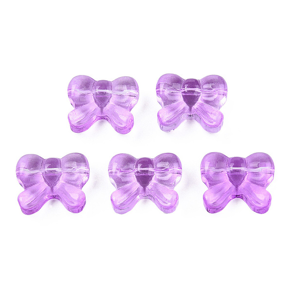 PandaHall Transparent Spray Painted Glass Beads, Bowknot, Orchid, 14x16x6mm, Hole: 1mm Glass Bowknot Purple
PandaHall Transparent Spray Painted Glass Beads, Bowknot, Orchid, 14x16x6mm, Hole: 1mm Glass Bowknot Purple
