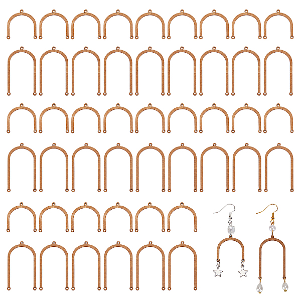 PandaHall CHGCRAFT 60Pcs 2 Style Unfinished Wood Chandelier Component Links, 3 Loop Connector, Arch, Camel, 23~38x22x2mm, Hole: 1.2mm..., Brown
PandaHall CHGCRAFT 60Pcs 2 Style Unfinished Wood Chandelier Component Links, 3 Loop Connector, Arch, Camel, 23~38x22x2mm, Hole: 1.2mm..., Brown