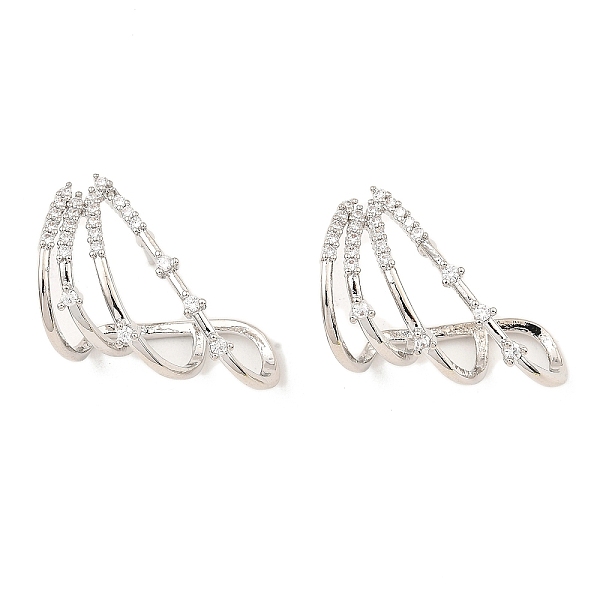 PandaHall Brass Micro Pave Clear Cubic Zirconia Triangle Stud Earrings for Women, Platinum, 18.5x28mm Cubic Zirconia Triangle Clear
PandaHall Brass Micro Pave Clear Cubic Zirconia Triangle Stud Earrings for Women, Platinum, 18.5x28mm Cubic Zirconia Triangle Clear