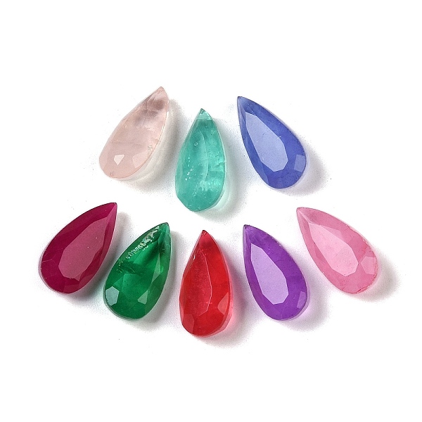 PandaHall Glass Rhinestone Cabochons, Glass Surface with Natural Quartz Bottom, Pointed Back, Faceted, Teardrop, Mixed Color, 14x7x4.5mm..., Multicolor
PandaHall Glass Rhinestone Cabochons, Glass Surface with Natural Quartz Bottom, Pointed Back, Faceted, Teardrop, Mixed Color, 14x7x4.5mm..., Multicolor